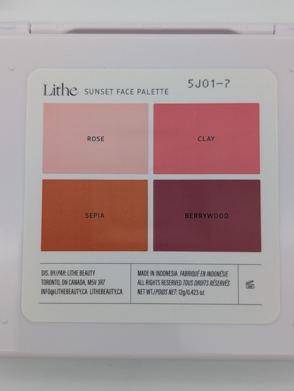 Lithe Beauty Sunset Blush Face Palette Quad - Picture 3 of 6